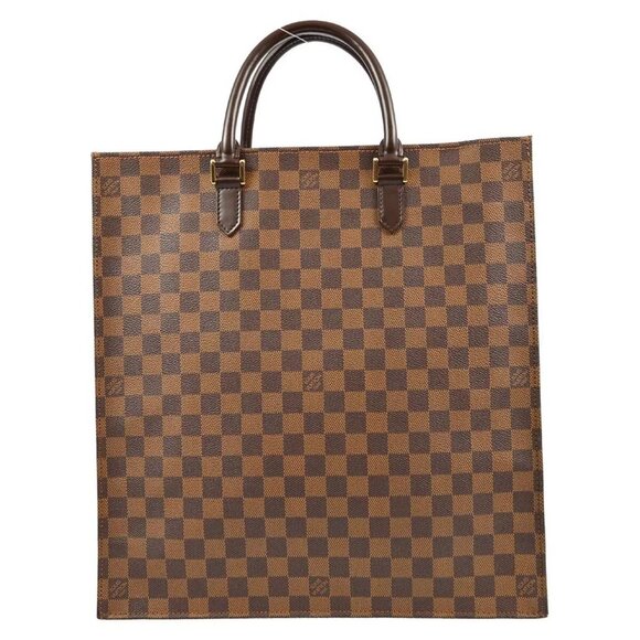 Louis Vuitton Damier Sac Plat Tote Handbag